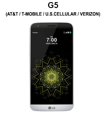 G5 (AT&T, Sprint, T-Mobile, U.S. Cellular, Verizon Wireless)